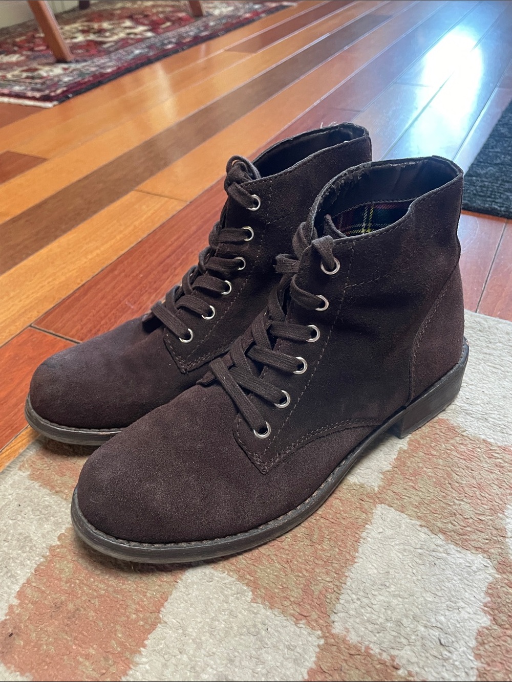 Women’s Dark Brown Suede Chukka Boots - Classic Lace-Up